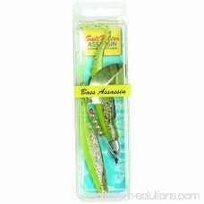 Bass Assassin Saltwater 5 Mac Daddy Spinner Lure, 2-Count 553164704
